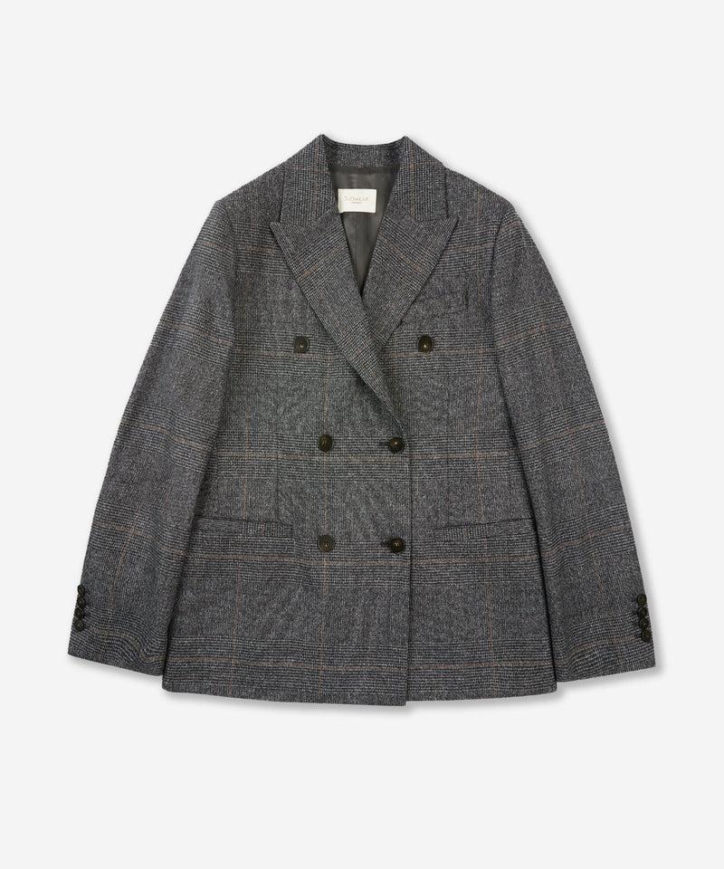 Slowear Doppiopetto regular fit in flanella