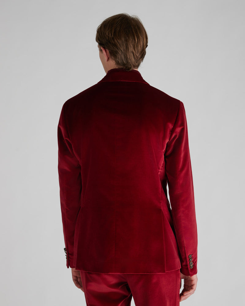 Slowear Giacca Doppiopetto Slim Fit In Velluto