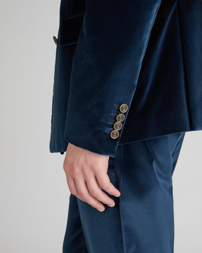 Slowear Giacca Doppiopetto Slim Fit In Velluto