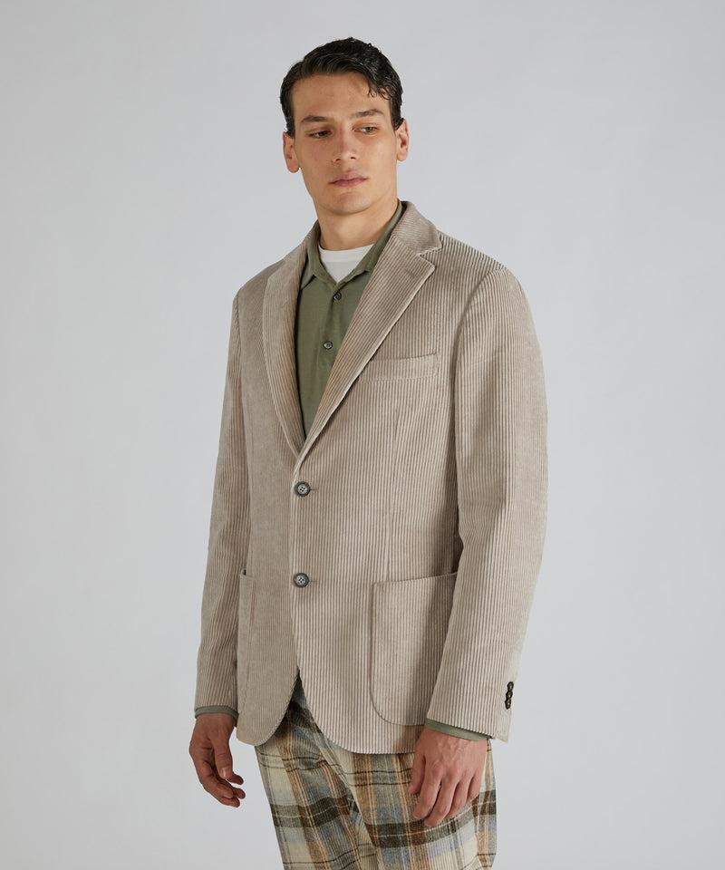 Slowear Giacca Regular Fit In Velluto