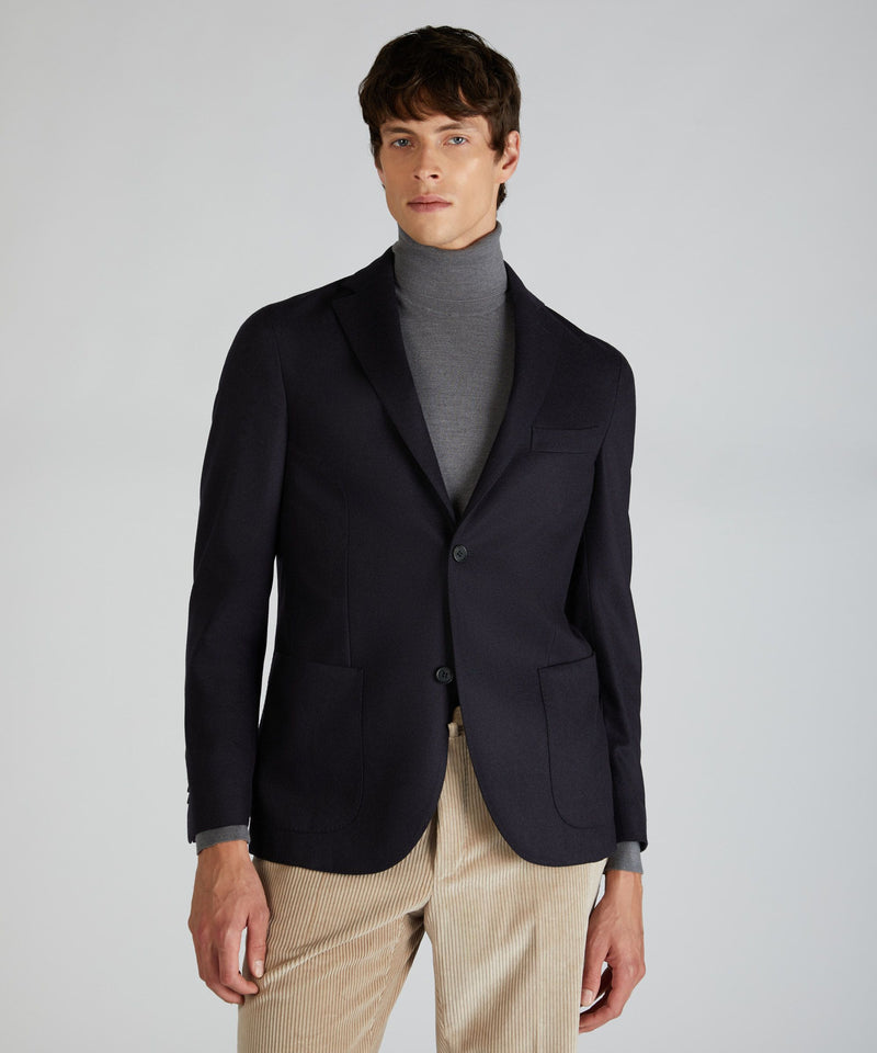 Slowear Giacca Slim Fit In Flanella