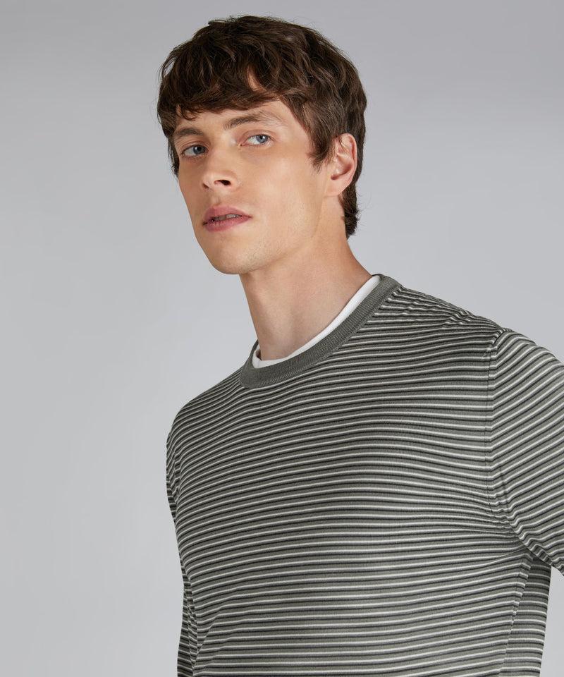 Slowear Girocollo Slim Fit In Flexwool