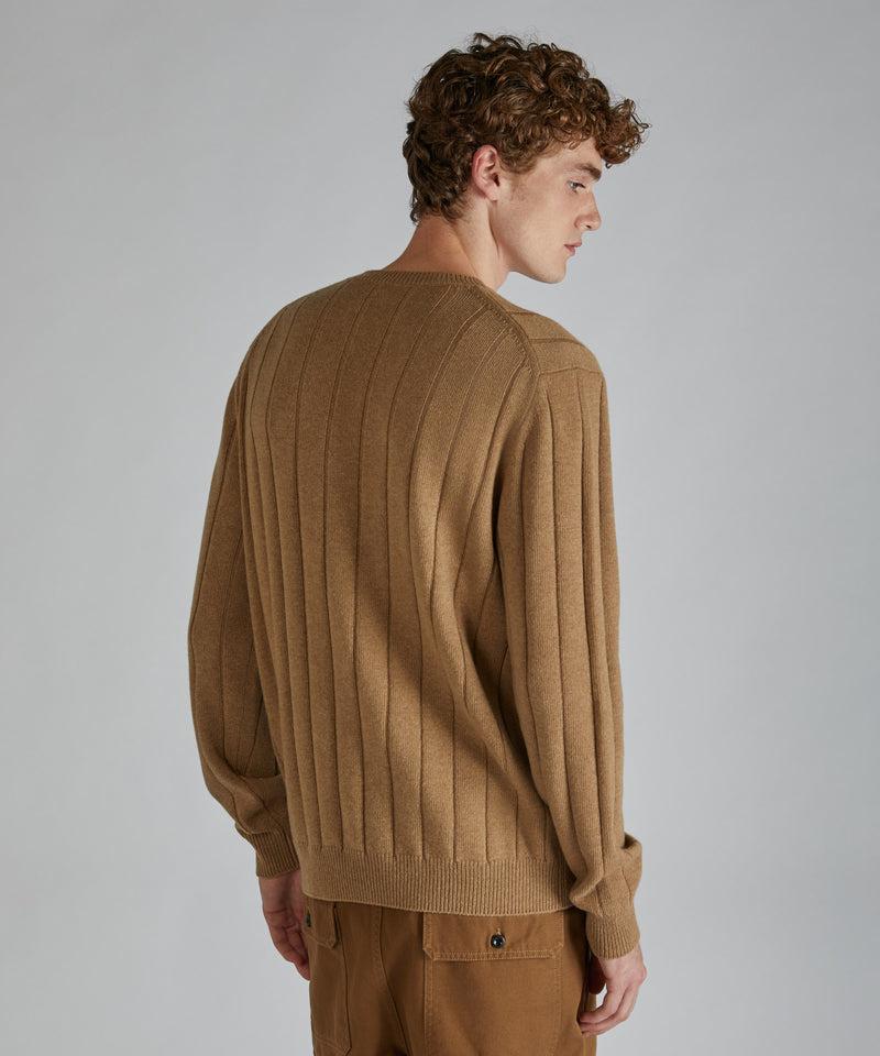 Slowear Girocollo Slim Fit In Lana E Cashmere