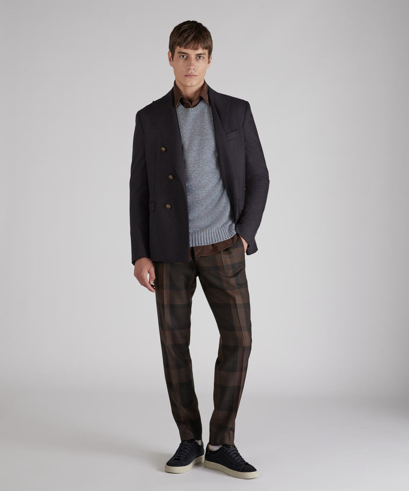 Slowear Girocollo Slim Fit In Lana Geelong