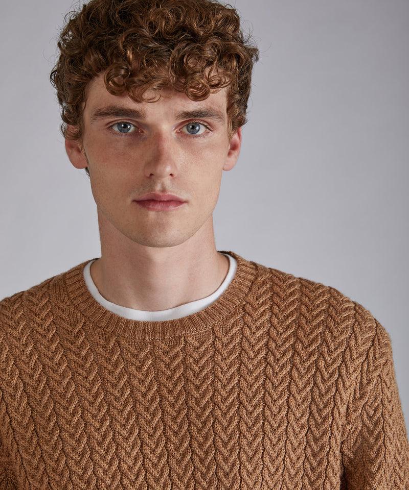 Slowear Girocollo Slim Fit In Lana Merinos