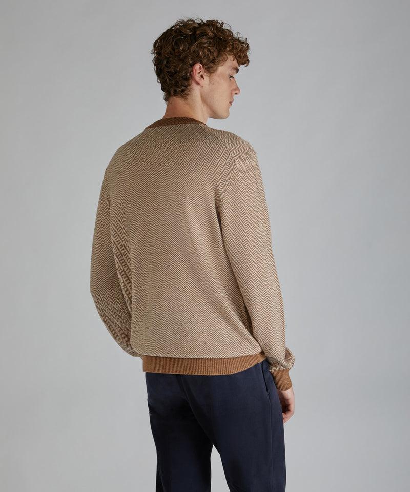 Slowear Girocollo Slim Fit In Lana Merinos