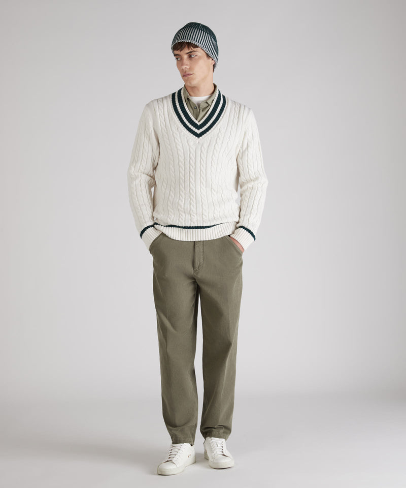 Slowear Maglia Con Scollo A V In Lana Geelong