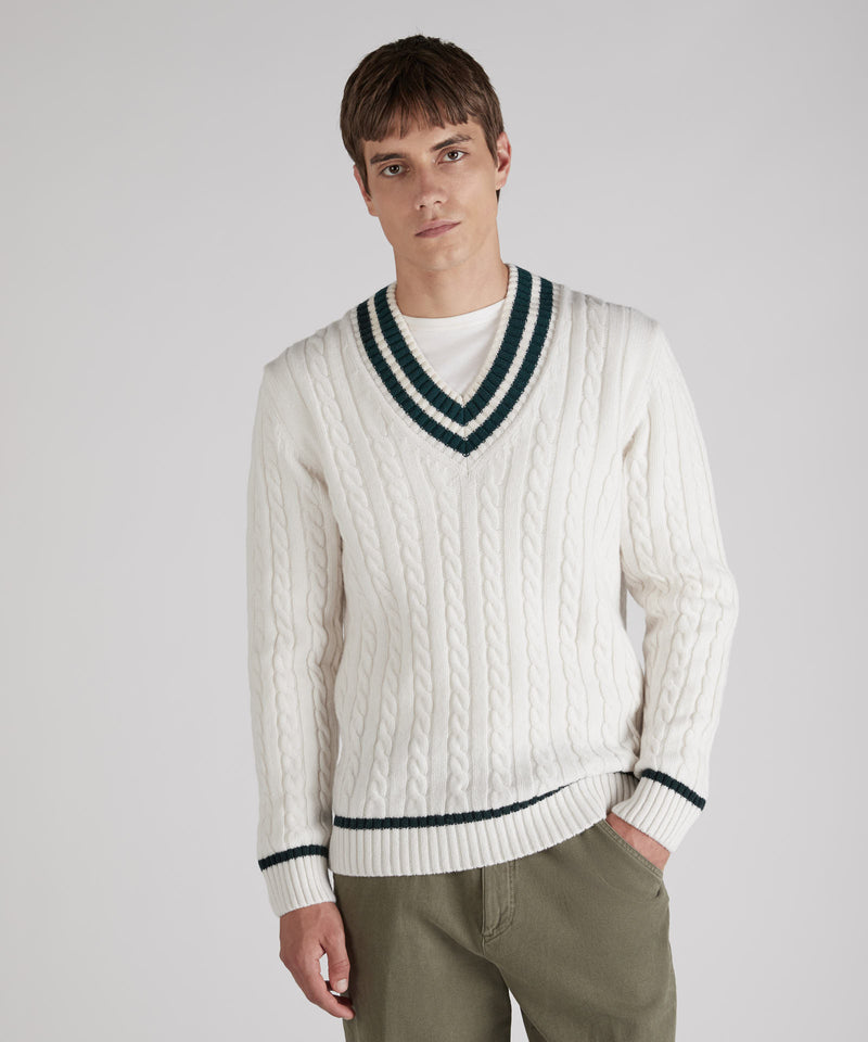 Slowear Maglia Con Scollo A V In Lana Geelong