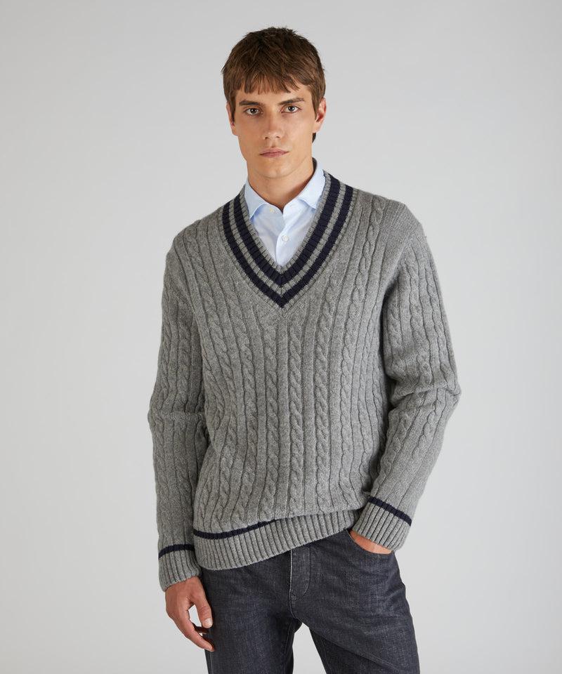 Slowear Maglia Con Scollo A V In Lana Geelong