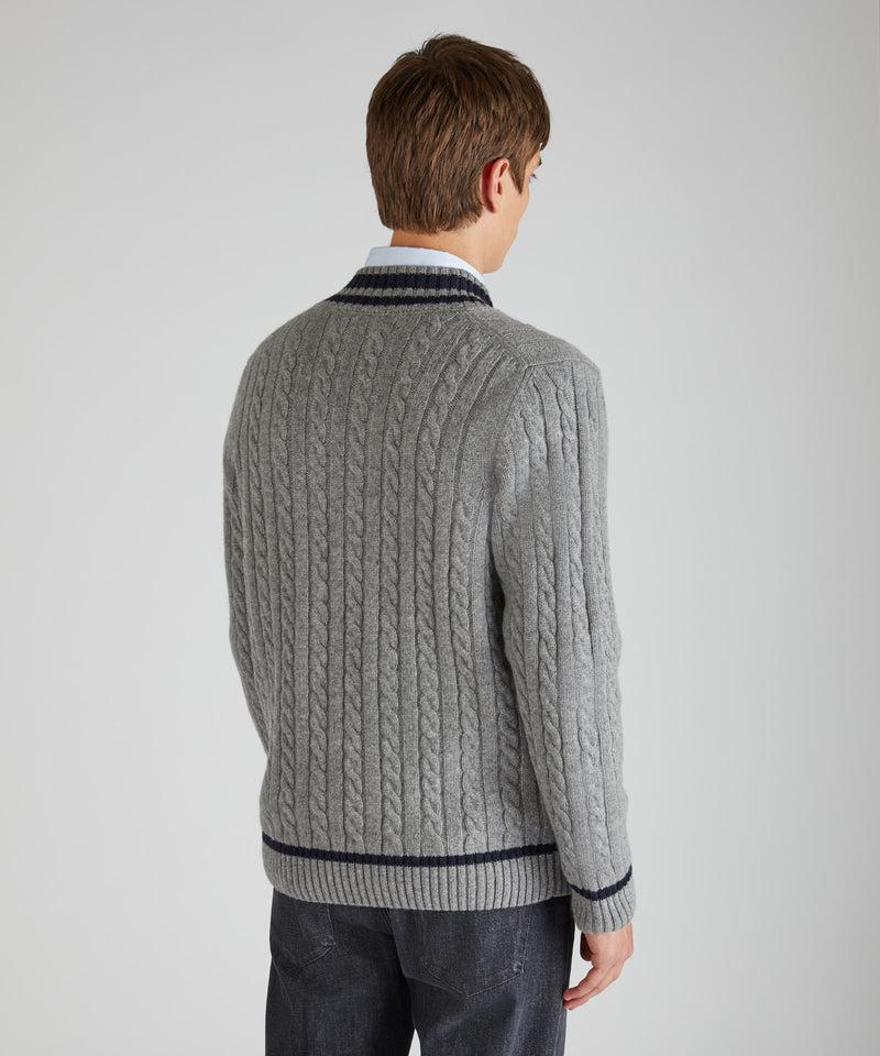 Slowear Maglia Con Scollo A V In Lana Geelong