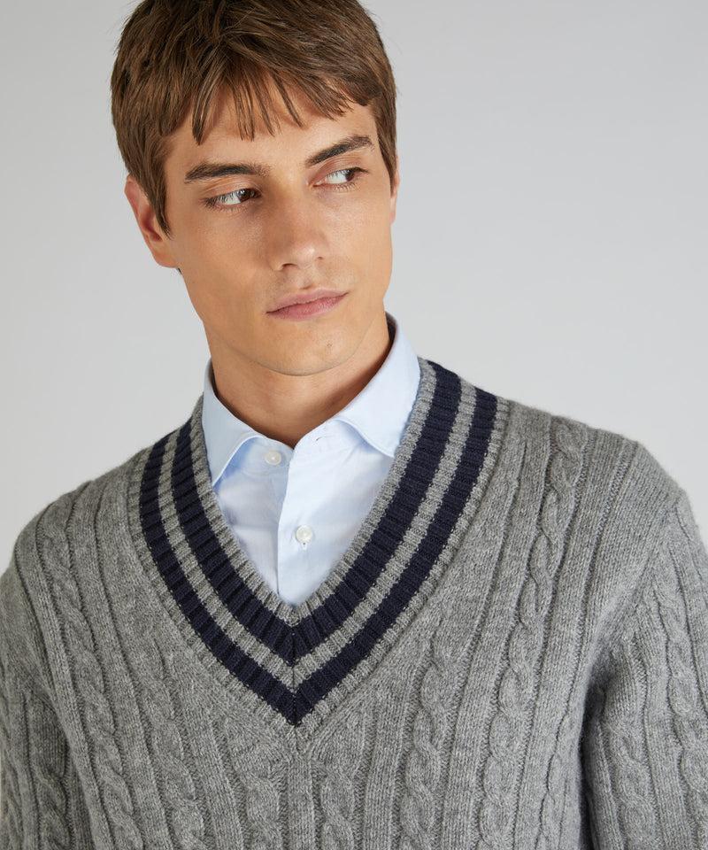 Slowear Maglia Con Scollo A V In Lana Geelong