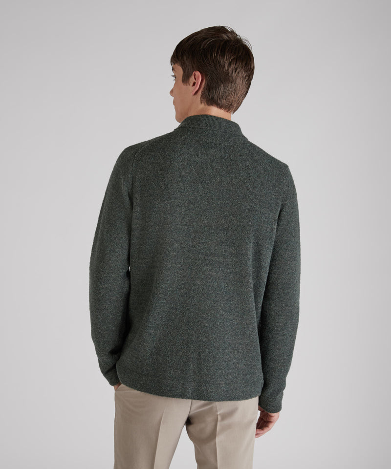 Slowear Overshirt In Bouclé Di Lana E Lana Geelong