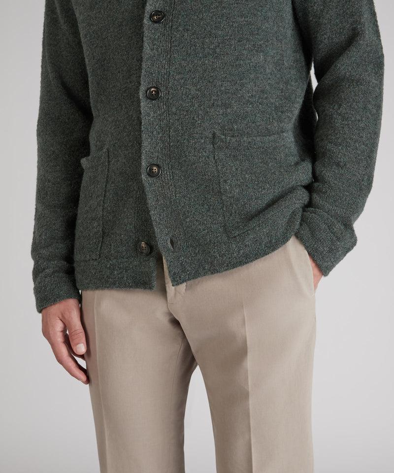 Slowear Overshirt In Bouclé Di Lana E Lana Geelong