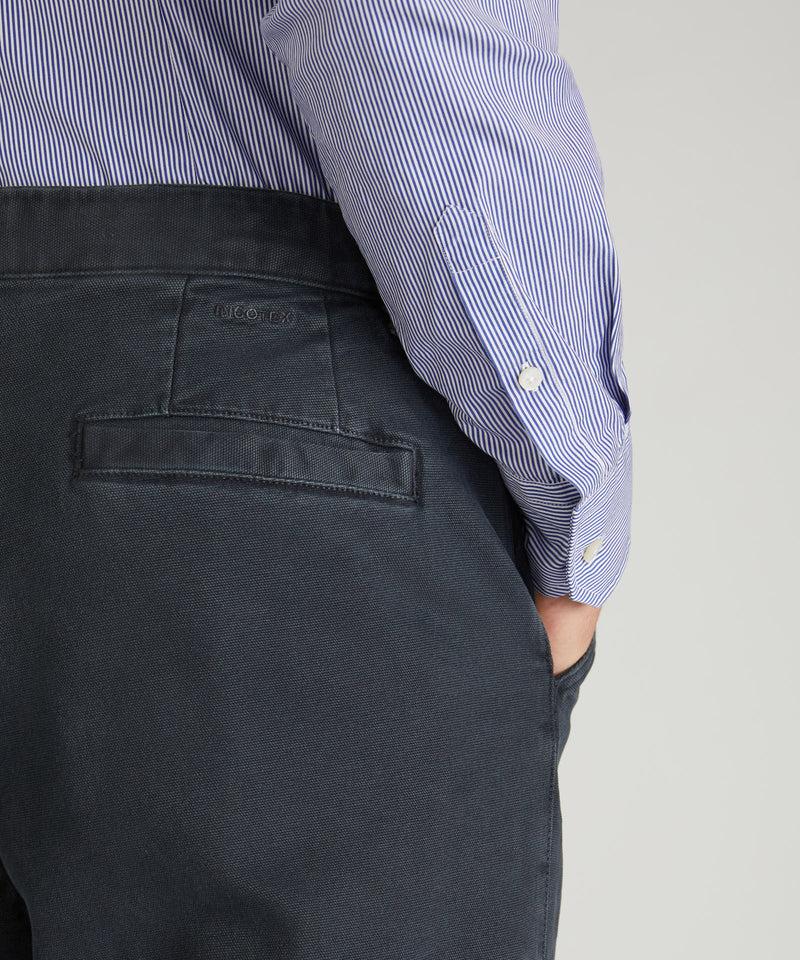 Slowear Pantalone Carrot Fit In Cotone Canvas