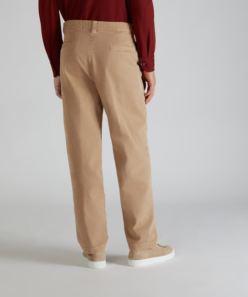 Slowear Pantalone Carrot Fit In Cotone Canvas