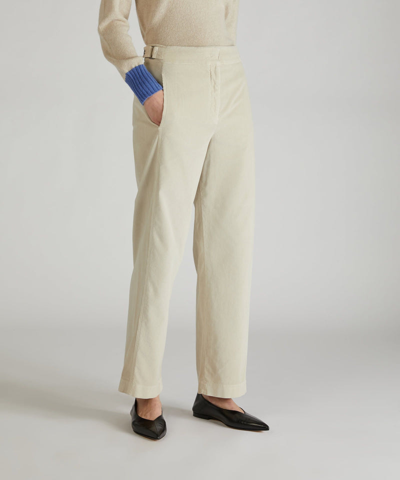 Slowear Pantalone Regular Fit In Velluto