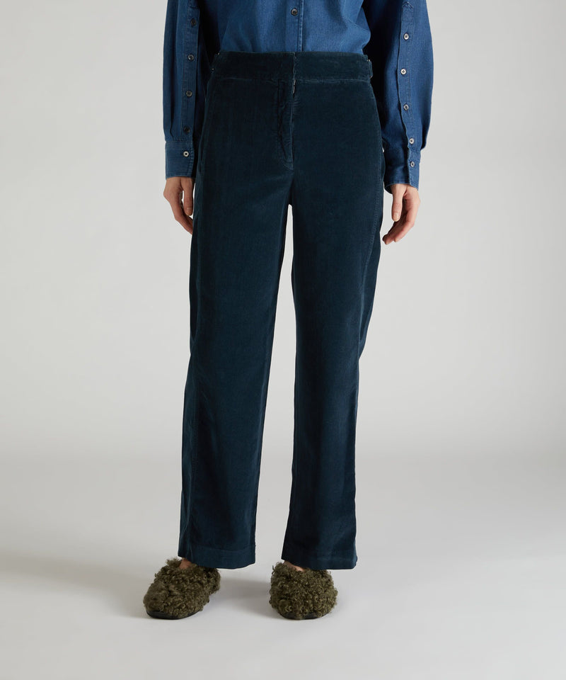 Slowear Pantalone Regular Fit In Velluto