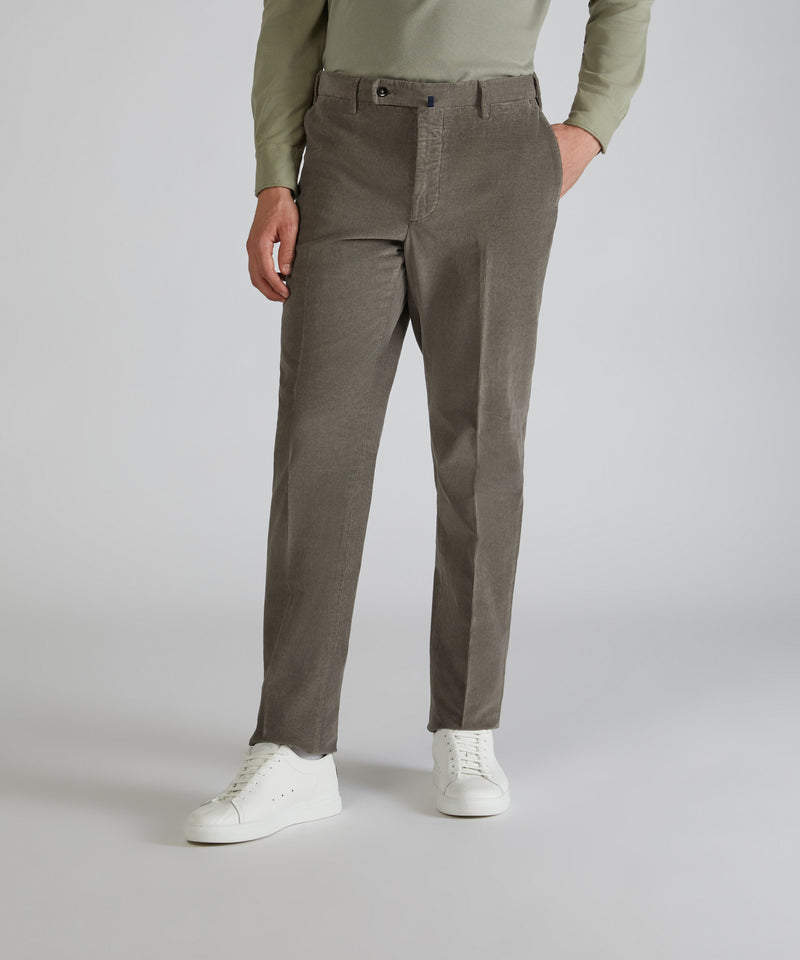 Slowear Pantalone Regular Fit In Velluto