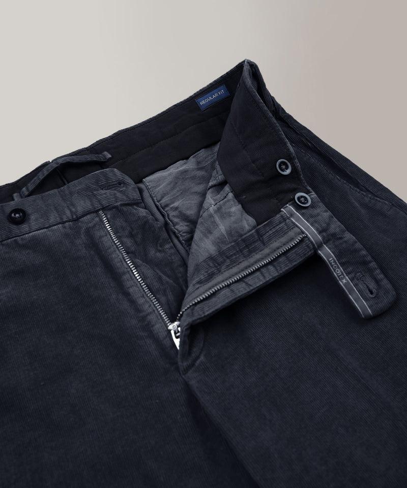 Slowear Pantalone Regular Fit In Velluto