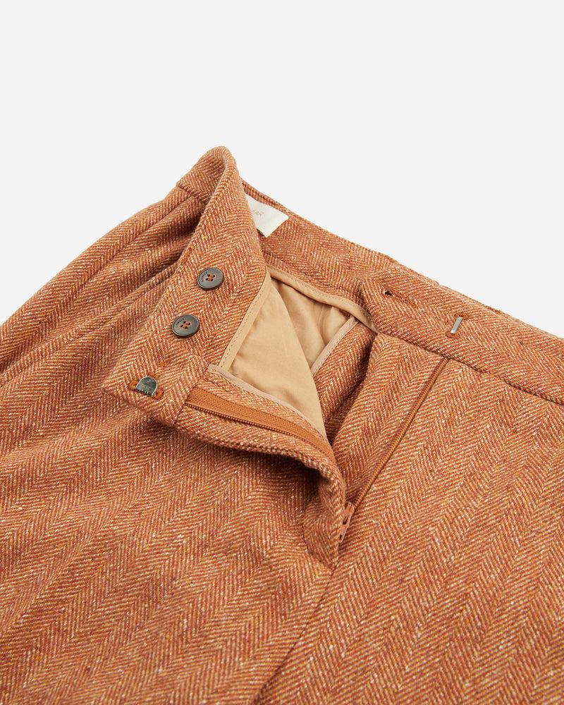 Slowear Pantalone Regular In Chevron Di Misto Lana