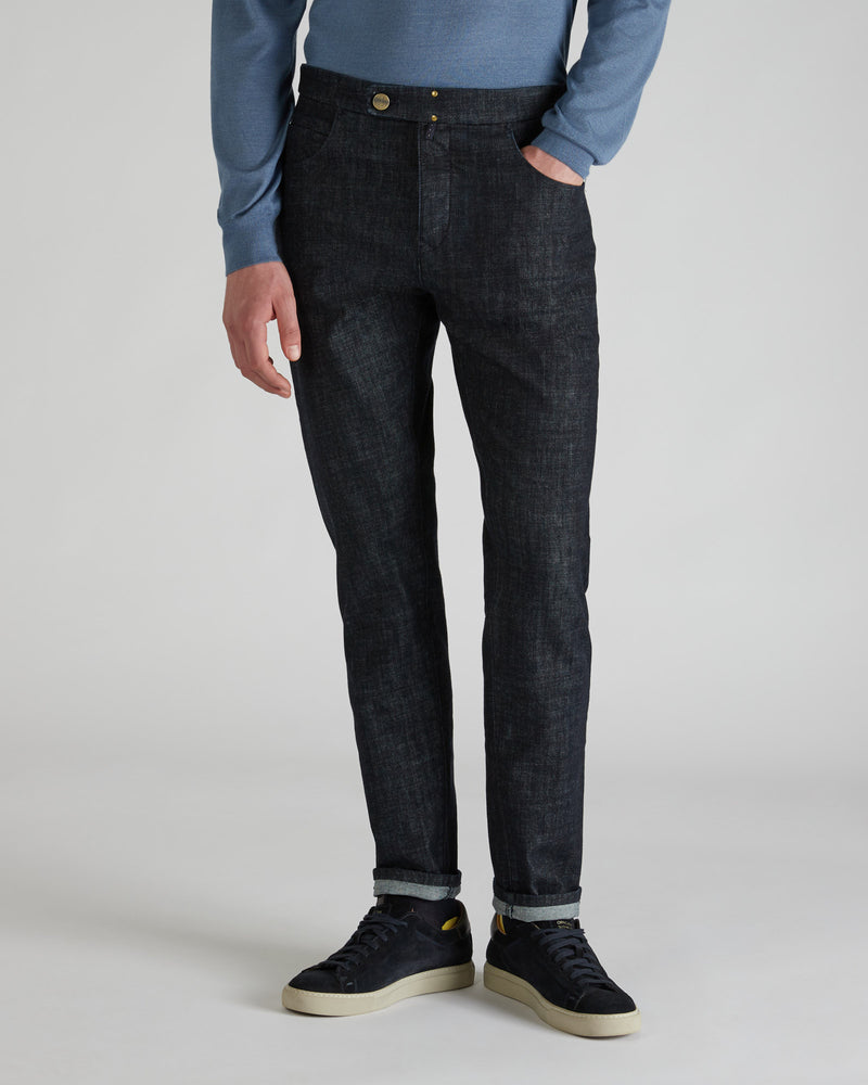 Slowear Pantalone Sartoriale In Denim Stretch