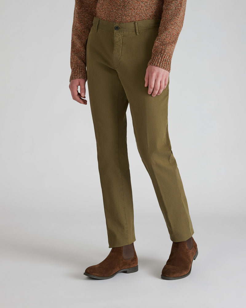 Slowear Pantalone Slim Fit In Cotone Stretch