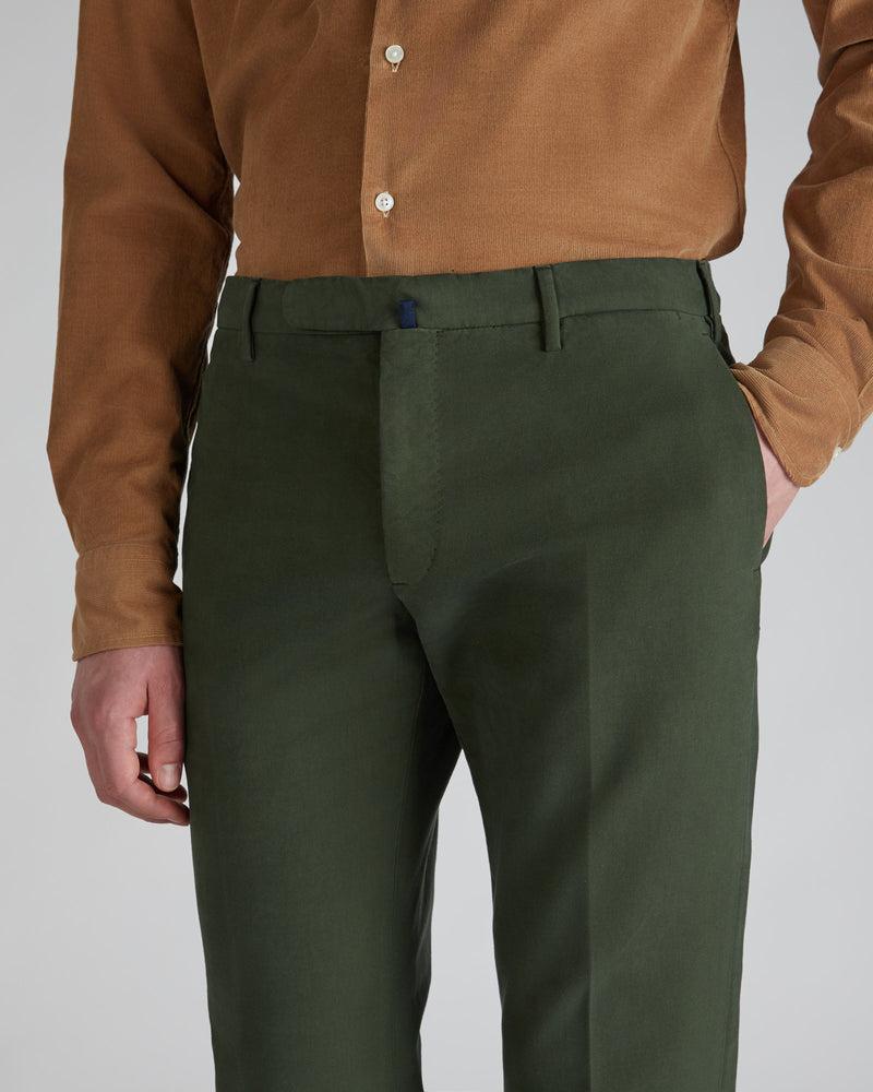 Slowear Pantalone Slim Fit In Doeskin