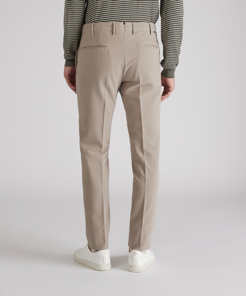 Slowear Pantalone Slim Fit In Doeskin