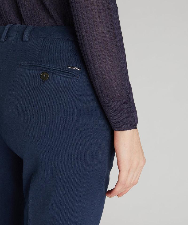 Slowear Pantalone Slim Fit In Drill Di Cotone