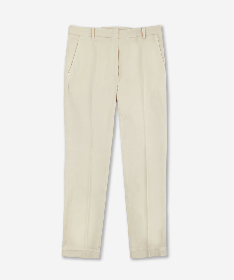 Slowear Pantalone slim fit in drill di cotone