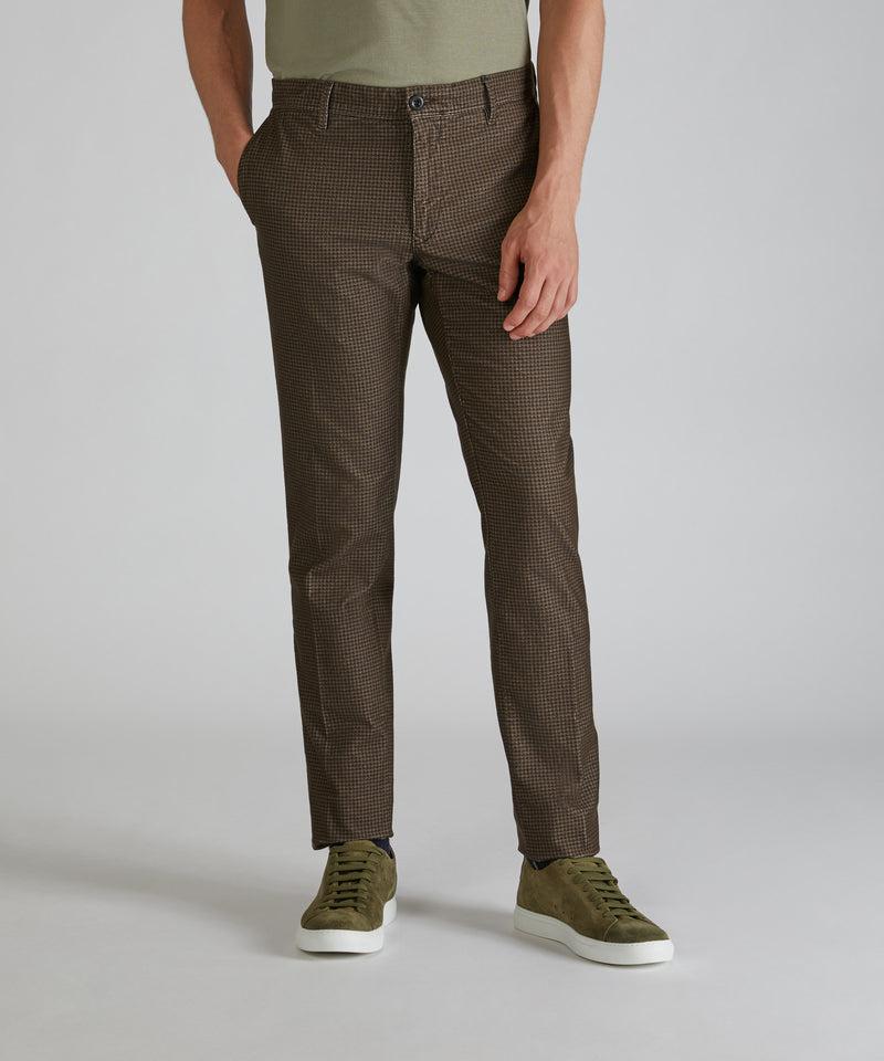 Slowear Pantalone Slim Fit In Fustagno Di Cotone