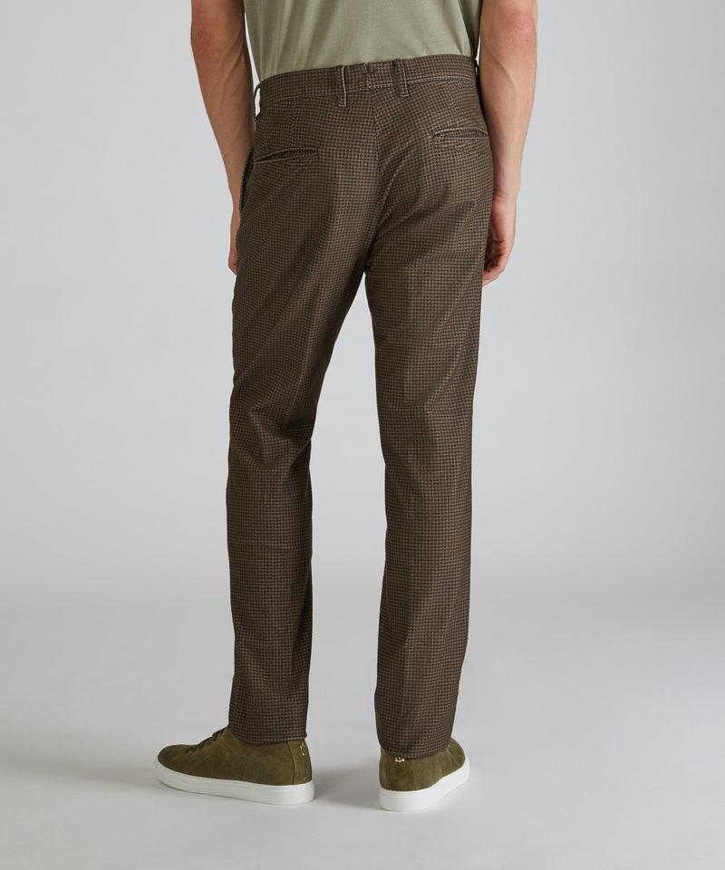 Slowear Pantalone Slim Fit In Fustagno Di Cotone