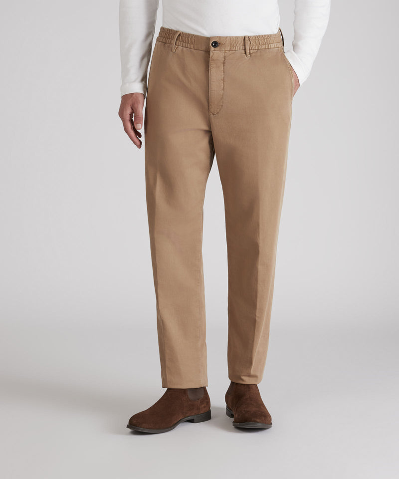 Slowear Pantalone Slim Fit In Raso Di Cotone