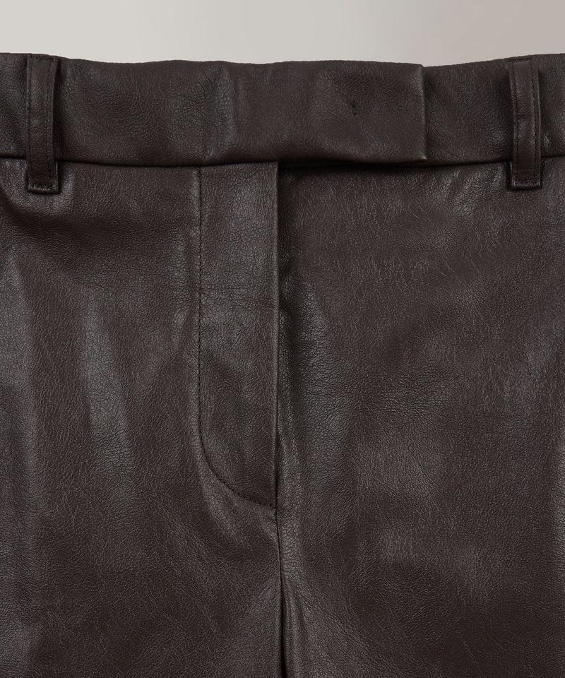 Slowear Pantalone Slim Fit In Similpelle