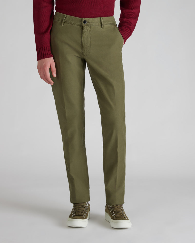 Slowear Pantalone Slim Fit In Tricochino