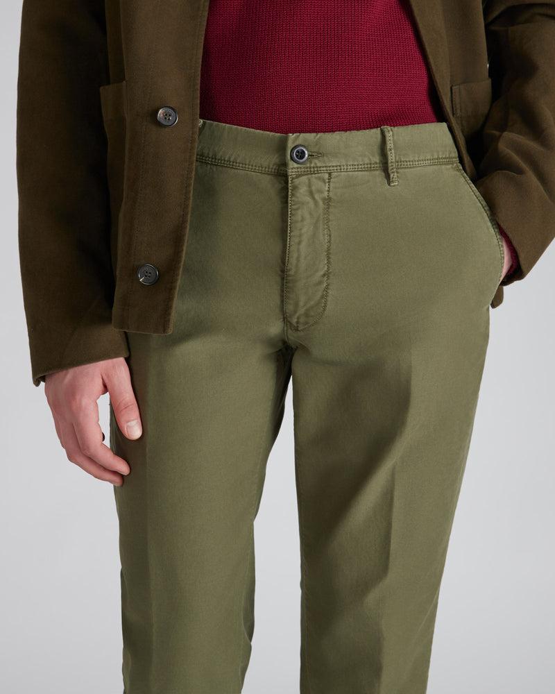 Slowear Pantalone Slim Fit In Tricochino