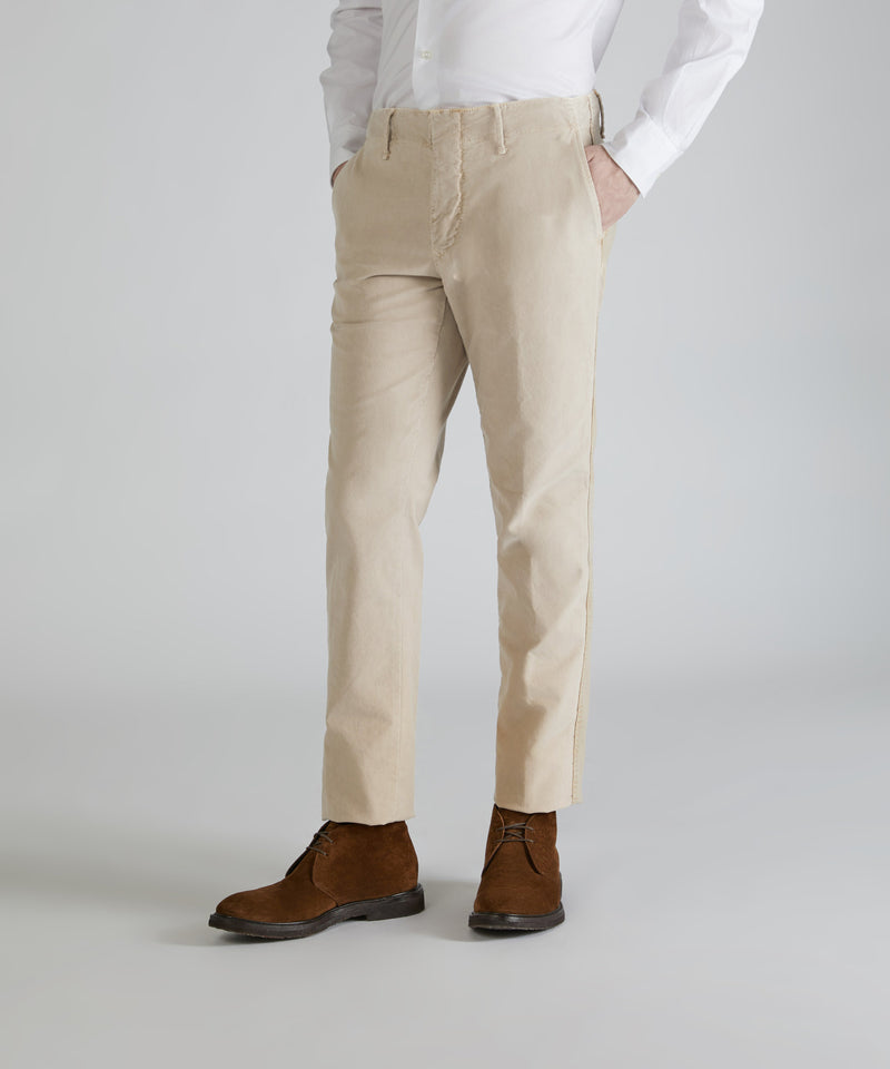 Slowear Pantalone Slim Fit In Tricochino