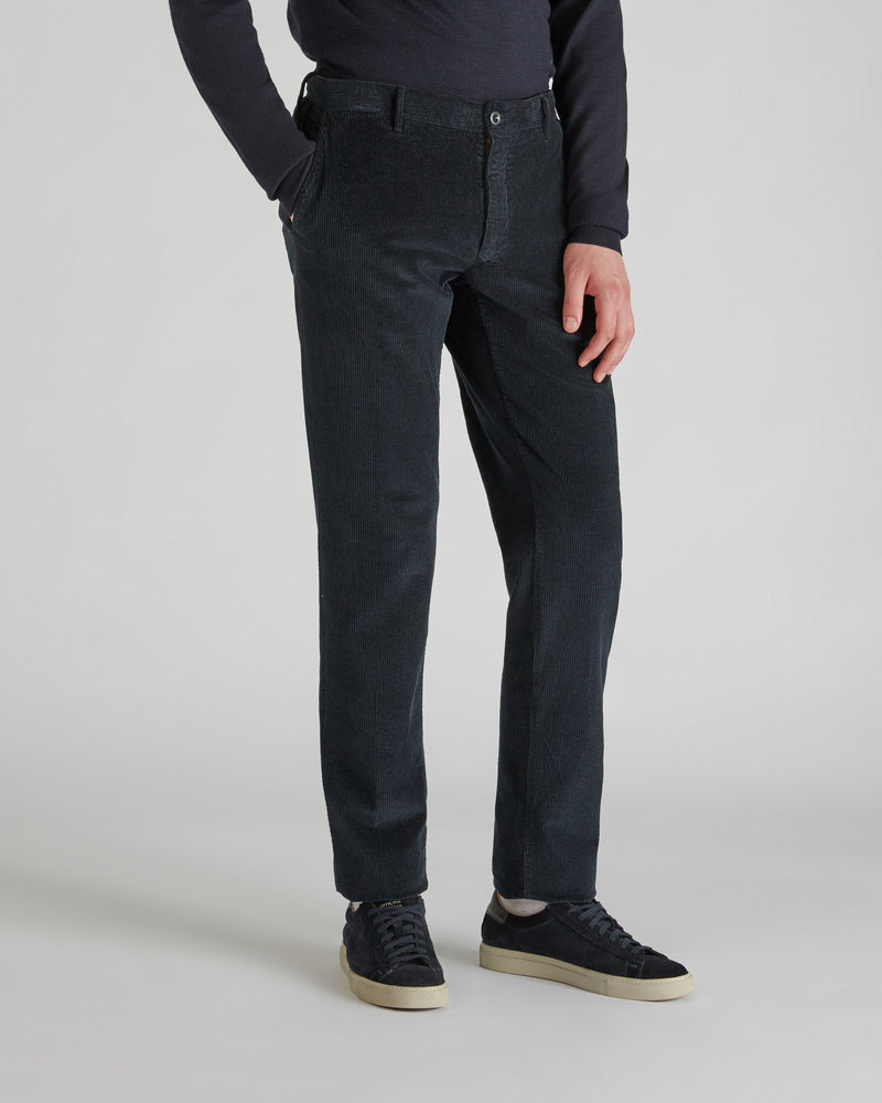 Slowear Pantalone Slim Fit In Velluto