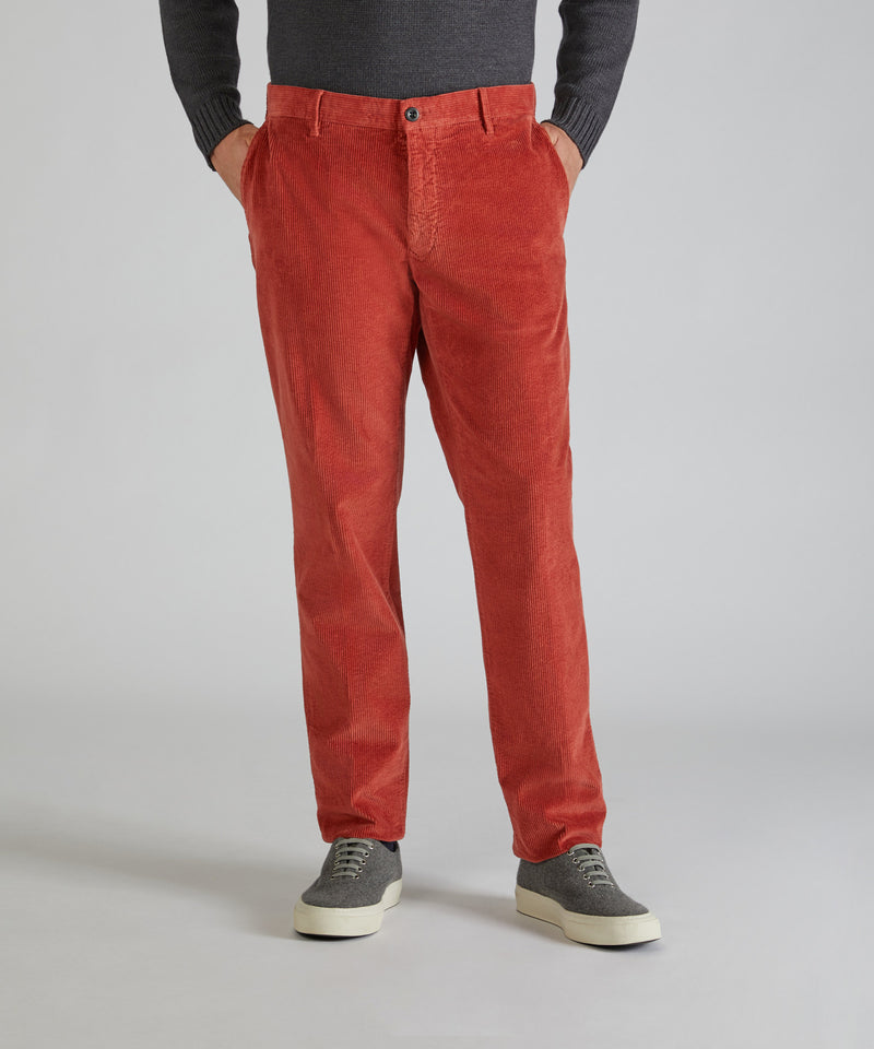 Slowear Pantalone Slim Fit In Velluto