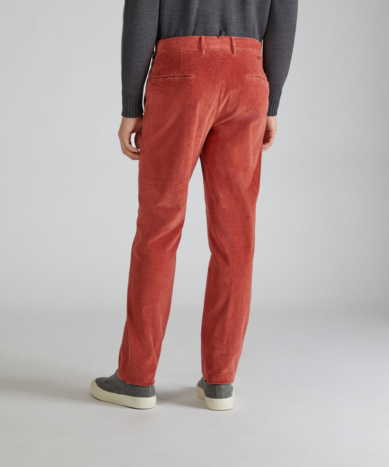 Slowear Pantalone Slim Fit In Velluto