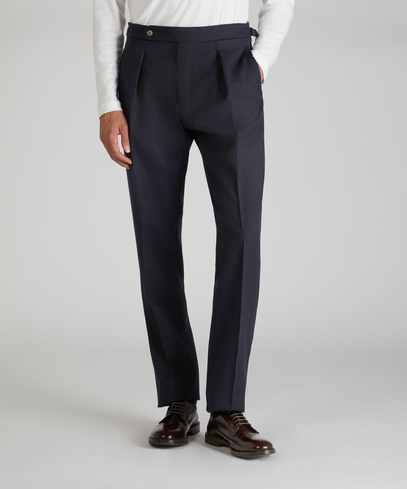 Slowear Pantalone Straight Fit In Lana Mélange