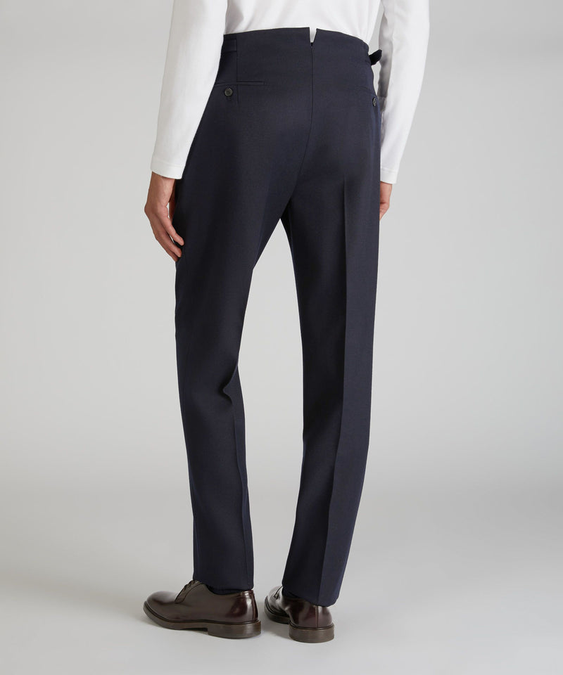 Slowear Pantalone Straight Fit In Lana Mélange