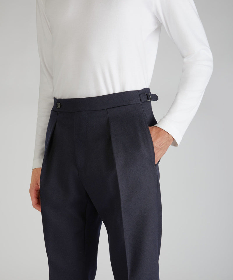 Slowear Pantalone Straight Fit In Lana Mélange