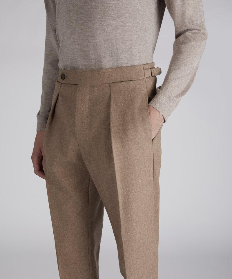 Slowear Pantalone Straight Fit In Lana Mélange