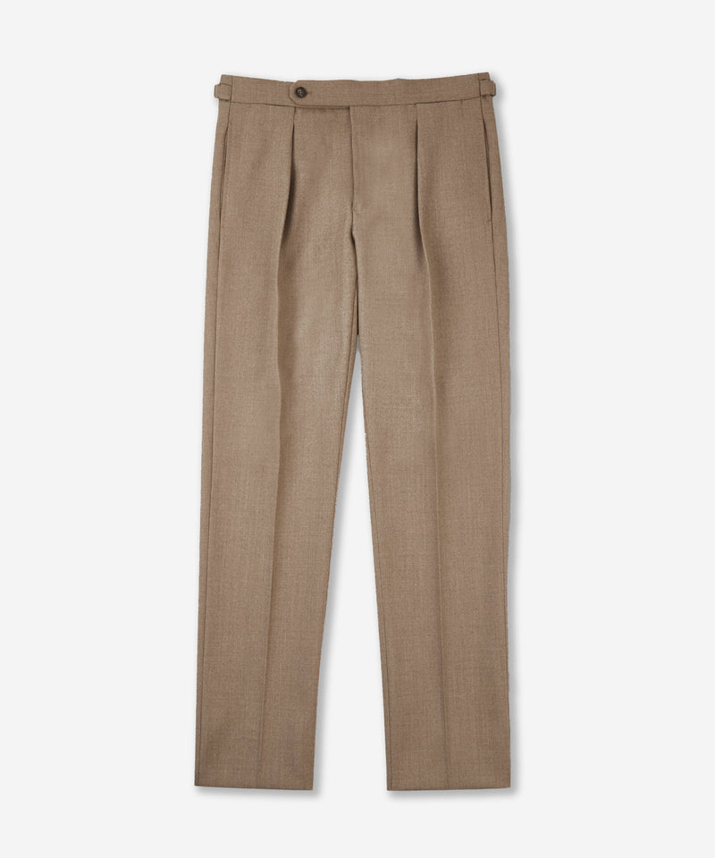 Slowear Pantalone straight fit in lana mélange