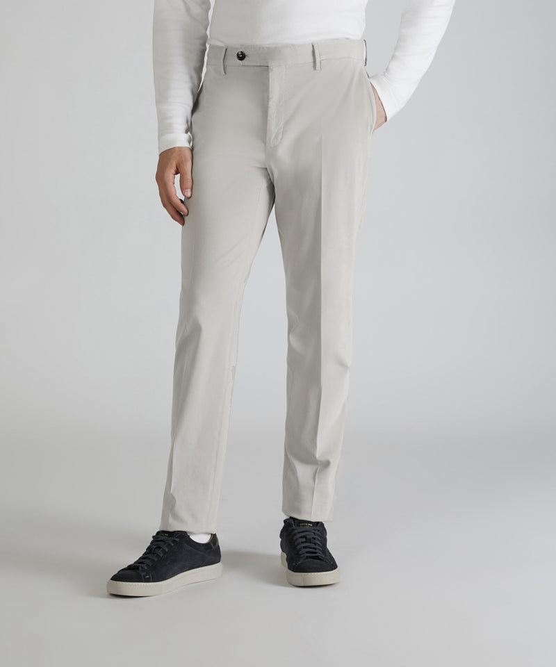 Slowear Pantalone Tapered Fit In Cotone E Lyocell