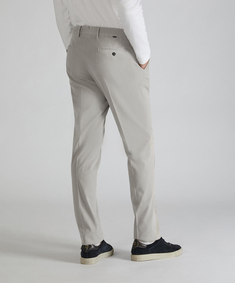 Slowear Pantalone Tapered Fit In Cotone E Lyocell