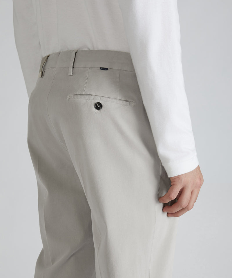 Slowear Pantalone Tapered Fit In Cotone E Lyocell