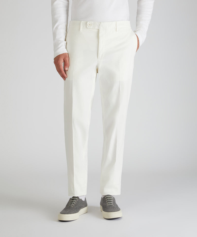 Slowear Pantalone Tapered Fit In Cotone E Lyocell