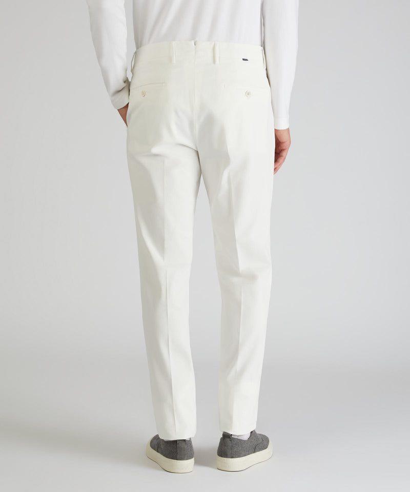Slowear Pantalone Tapered Fit In Cotone E Lyocell